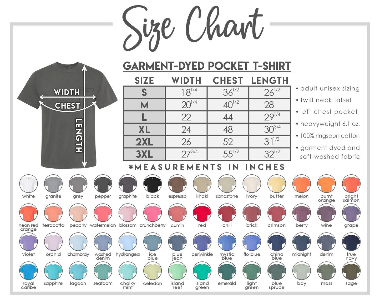Custom Embroidered Lemon Wreath Pocket Tee | Personalized Script Monogram Shirt