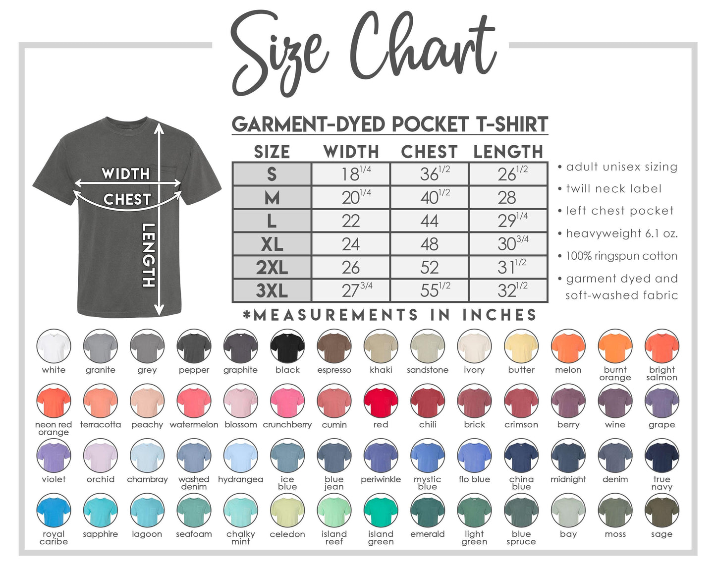 Personalized Cornflower Blue Embroidered Pocket Tee | Floral Monogram Shirt | Custom Initial Embroidered T-Shirt | Personalized Gift
